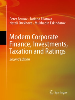 cover image of Modern Corporate Finance, Investments, Taxation and Ratings